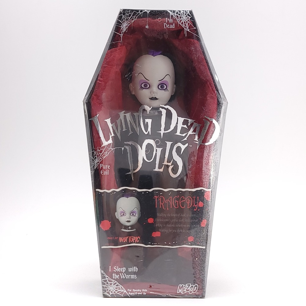Mezco Living Dead Dolls Tragedy Hot Topic Exclusive Coffin Doll 99972 New Sealed